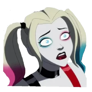 😢 emoji Харли Квинн Telegram sticker 10 of 112