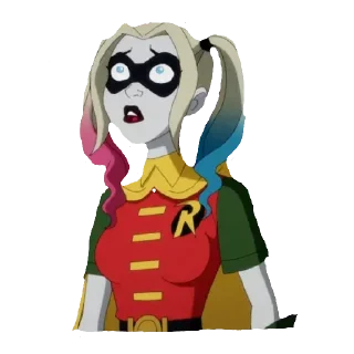 😱 emoji Харли Квинн Telegram sticker 20 of 112