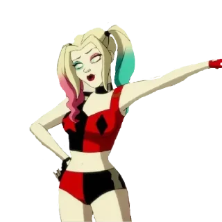 ☺ emoji Харли Квинн Telegram sticker 14 of 112
