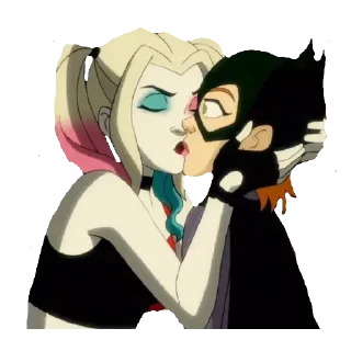 💋 emoji Харли Квинн Telegram sticker 19 of 112