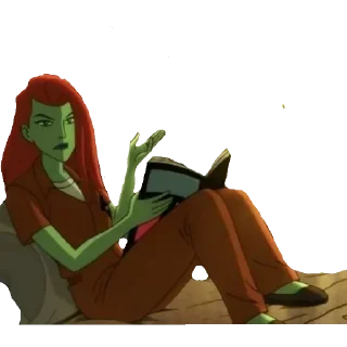 📕 emoji Харли Квинн Telegram sticker 17 of 112