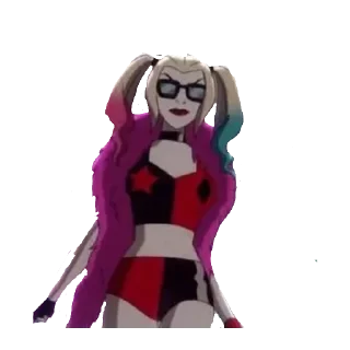 😎 emoji Харли Квинн Telegram sticker 18 of 112