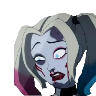 🤕 emoji Харли Квинн Telegram sticker 9 of 112