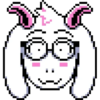Sticker from Light Ralsei Pack (part 2/2)