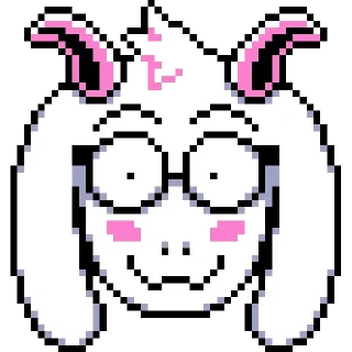 Sticker from Light Ralsei Pack (part 2/2)