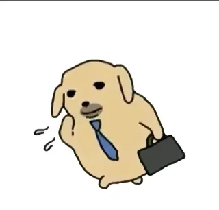 😅 emoji DOG KAKAOTALK Telegram sticker 22 of 48