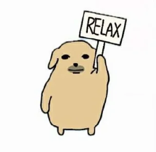 😮‍💨 emoji DOG KAKAOTALK Telegram sticker 15 of 48