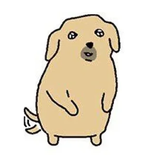 🥺 emoji DOG KAKAOTALK Telegram sticker 19 of 48