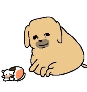 😩 emoji DOG KAKAOTALK Telegram sticker 23 of 48
