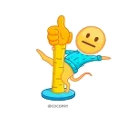 👍 emoji я не знаю что это, но это странно 2 Telegram sticker 16 of 40