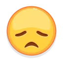 😞 emoji я не знаю что это, но это странно 2 Telegram sticker 22 of 40