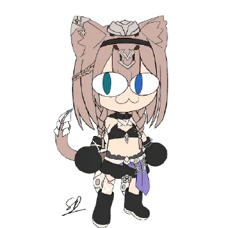 😺 emoji Honkai impact Telegram sticker 10 of 43