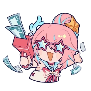 🤑 emoji Honkai impact Telegram sticker 14 of 43