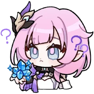 ❓ emoji Honkai impact Telegram sticker 4 of 43