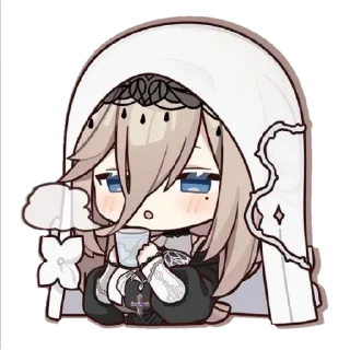 😌 emoji Honkai impact Telegram sticker 3 of 43