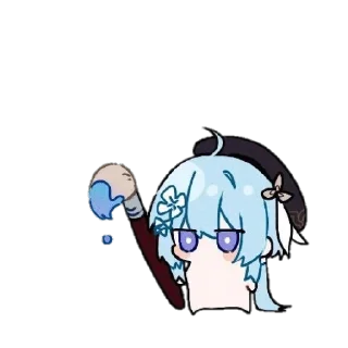👩‍🎨 emoji Honkai impact Telegram sticker 13 of 43
