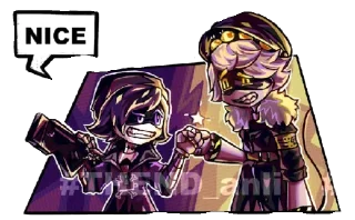 Sticker from murder drones