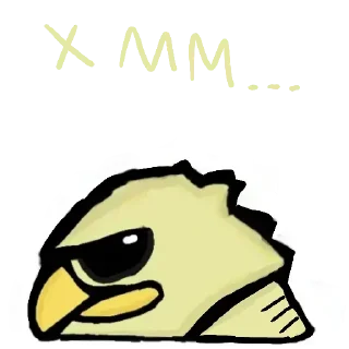 🐦 emoji Какой-то стикер пак амёбы Telegram sticker 10 of 30