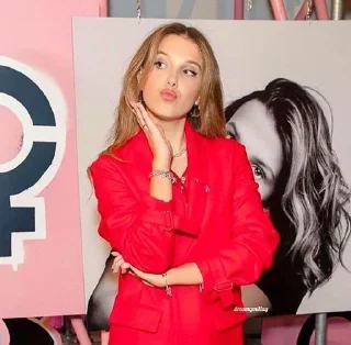 Sticker from millie boby brown