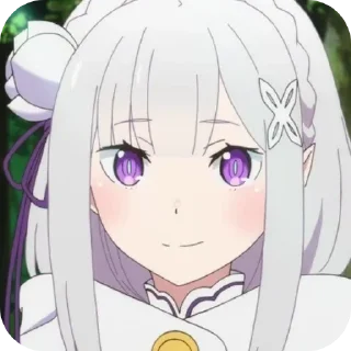 🌟 emoji Re: Zero | by @qwanderq Telegram sticker 15 of 120
