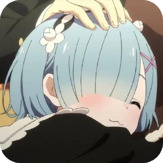 ☺ emoji Re:zero  - vlax Telegram sticker 21 of 58