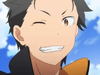 Sticker from Re: Zero | by @qwanderq