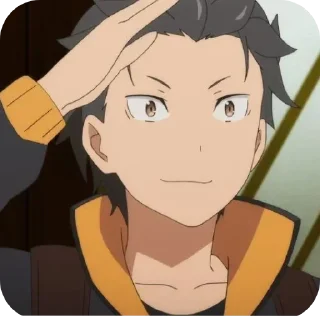 🫡 emoji Re: Zero | by @qwanderq Telegram sticker 10 of 120