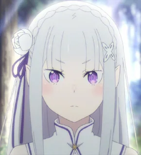 🌟 emoji Re: Zero | by @qwanderq Telegram sticker 18 of 120