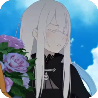 😤 emoji Re:zero  - vlax Telegram sticker 6 of 58