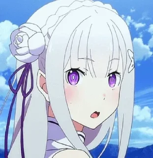🌟 emoji Re: Zero | by @qwanderq Telegram sticker 17 of 120