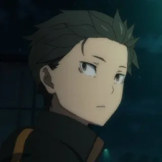 Sticker from Re: Zero | by @qwanderq