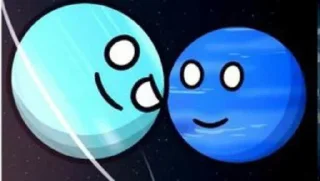 🌟 emoji Uranus x Neptune Telegram sticker 7 of 27