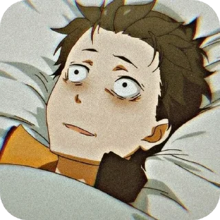 😵 emoji Re:zero  - vlax Telegram sticker 15 of 58