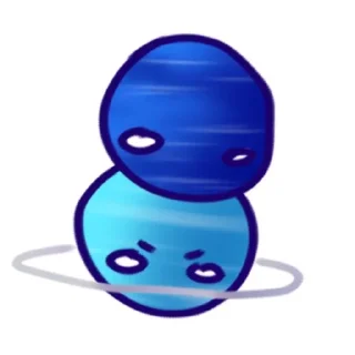 🌟 emoji Uranus x Neptune Telegram sticker 21 of 27