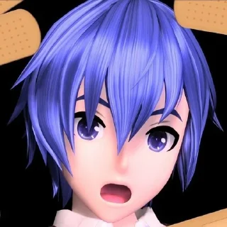 😨 emoji KAITO Telegram sticker 9 of 120