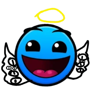 😇 emoji Geometry Dash фандом 7 Telegram sticker 8 of 120