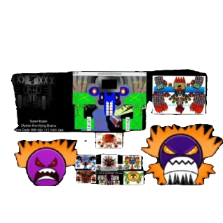 👿 emoji Geometry Dash фандом 6 Telegram sticker 19 of 120