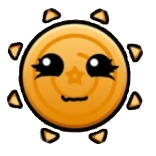 🌞 emoji Geometry Dash фандом 2 Telegram sticker 16 of 120