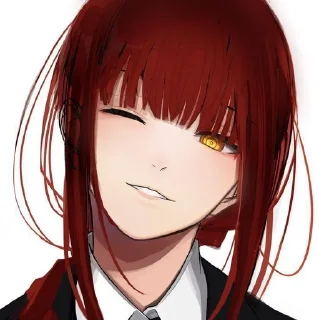 🍷 emoji ;;Макима от @hhhiols Telegram sticker 5 of 33