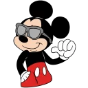 😎 emoji Микки Маус :: @TgSticker Telegram sticker 9 of 28