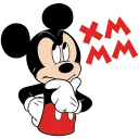 🤔 emoji Микки Маус :: @TgSticker Telegram sticker 19 of 28