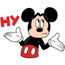 😕 emoji Микки Маус :: @TgSticker Telegram sticker 21 of 28