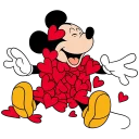 ❤️ emoji Микки Маус :: @TgSticker Telegram sticker 5 of 28