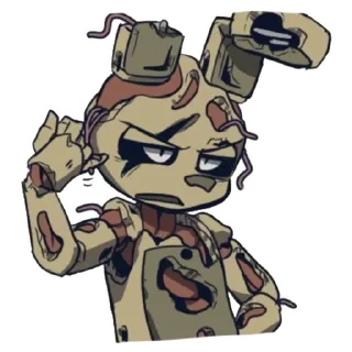 🙄 emoji springtrap - by @yumicvu Telegram sticker 23 of 30