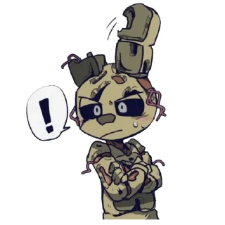 😶 emoji springtrap - by @yumicvu Telegram sticker 15 of 30