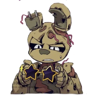 😐 emoji springtrap - by @yumicvu Telegram sticker 5 of 30
