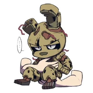 🐰 emoji springtrap - by @yumicvu Telegram sticker 12 of 30