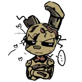 😒 emoji springtrap - by @yumicvu Telegram sticker 8 of 30