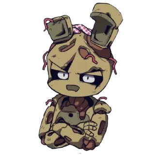 😶 emoji springtrap - by @yumicvu Telegram sticker 19 of 30
