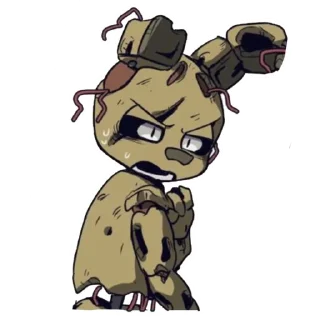 😧 emoji springtrap - by @yumicvu Telegram sticker 9 of 30